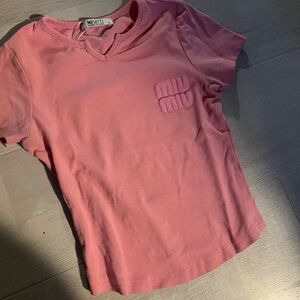 & Other Stories Pink Short Sleeve Tee